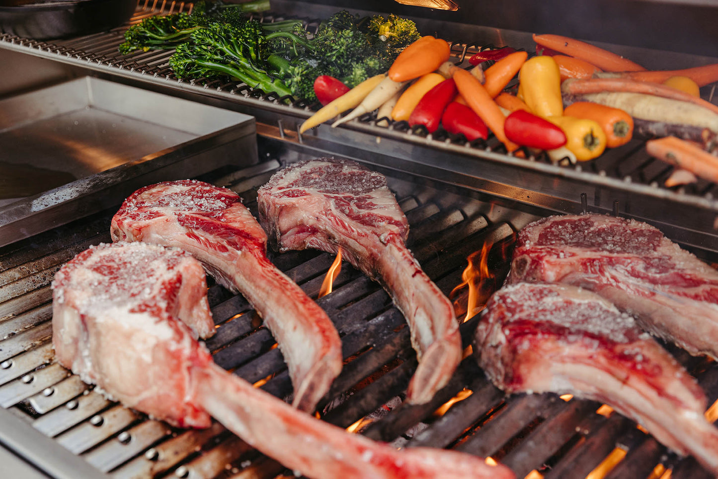 Muscle 36" Freestanding Hybrid Grill