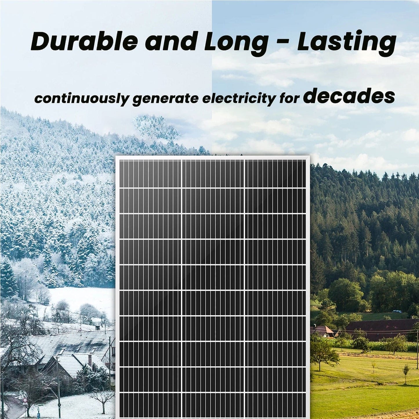 Nature's Generator Lithium 3600 Solar Generator and Transfer Switch