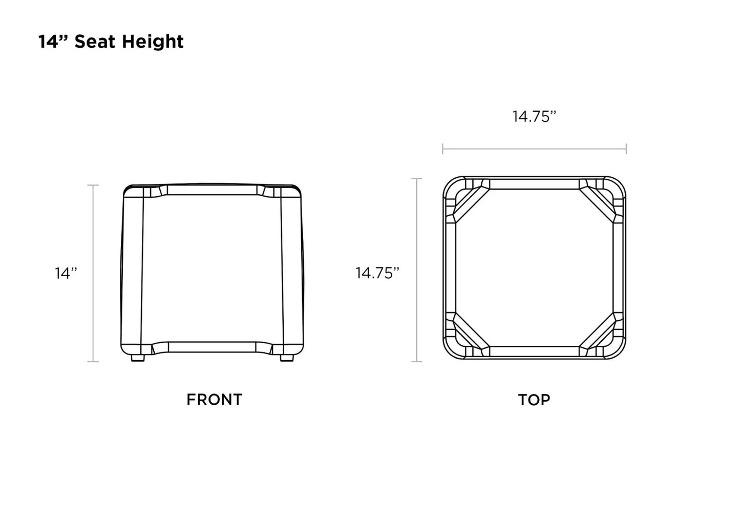 Session Cube - 14" Height