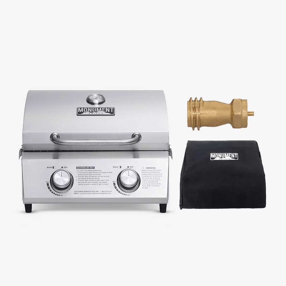 Stainless Tabletop Propane Gas Grill