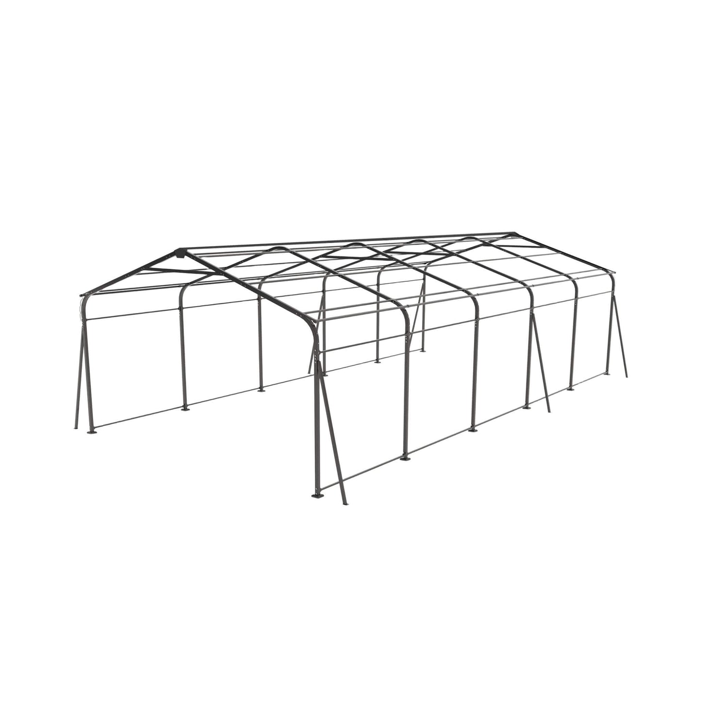 13' x 26' FT Alora Heavy-Duty Weather-Resistant Outdoor Carport With Protective Film