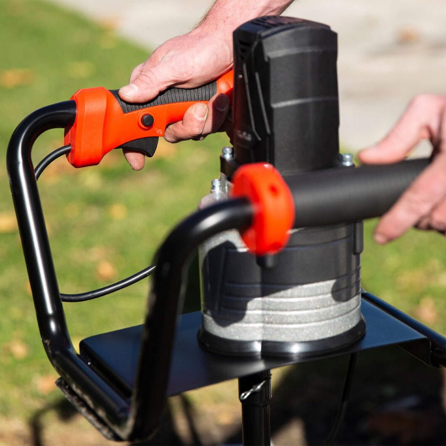 Heavy-Duty 1500W Electric Post Hole Digger Auger with 6" Auger Bit