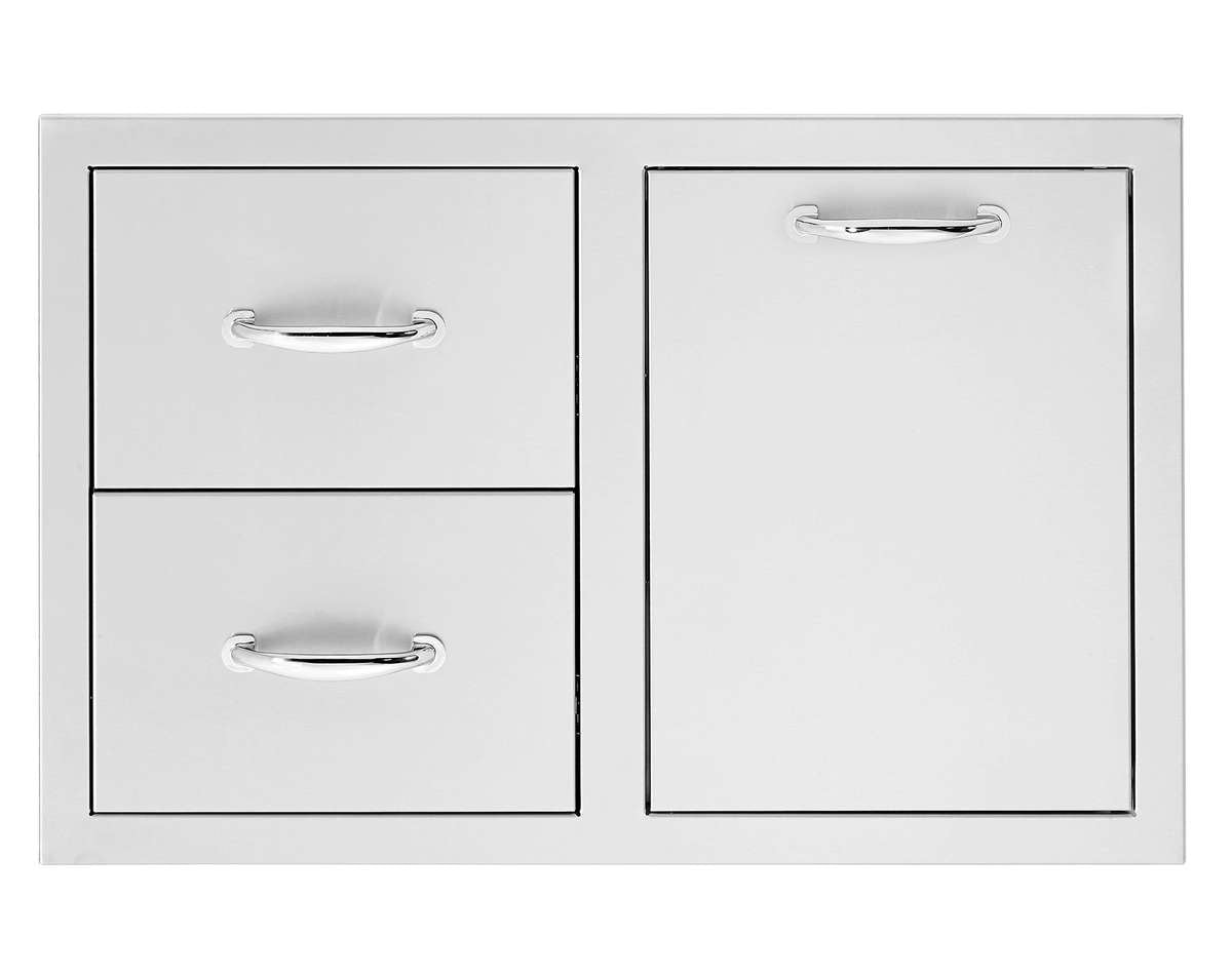 33" Summerset 2-Drawer & Vented LP Tank Pullout Drawer Combo