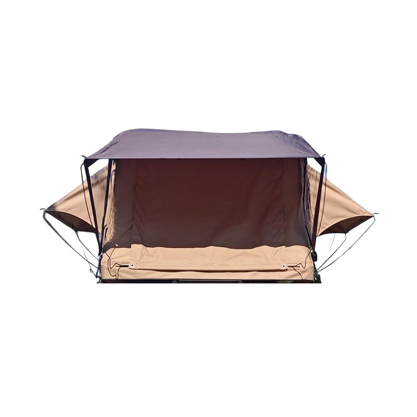Trailora Summit Soft-Shell Aluminum Rooftop Tent with Ladder, LED Light Strip, and Memory Foam Mattress