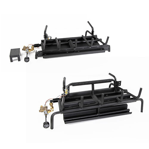 18" Indoor Assembled Two Burner Gas Burners