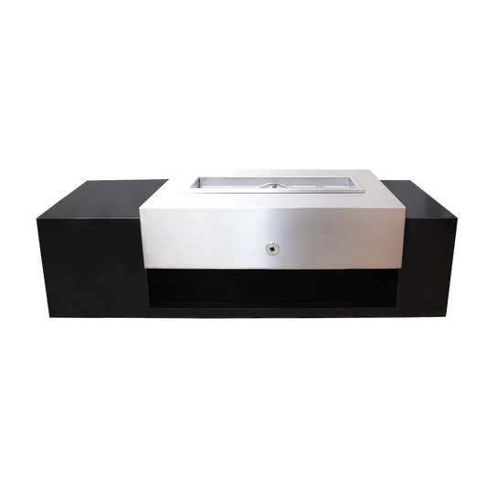 Harbor Metal Fire Pit 60" OFFSET - Match Lit