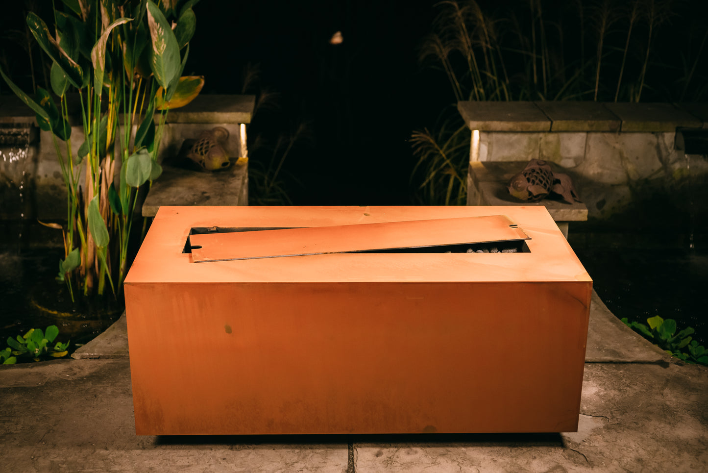 Linear - Metal Fire Pit