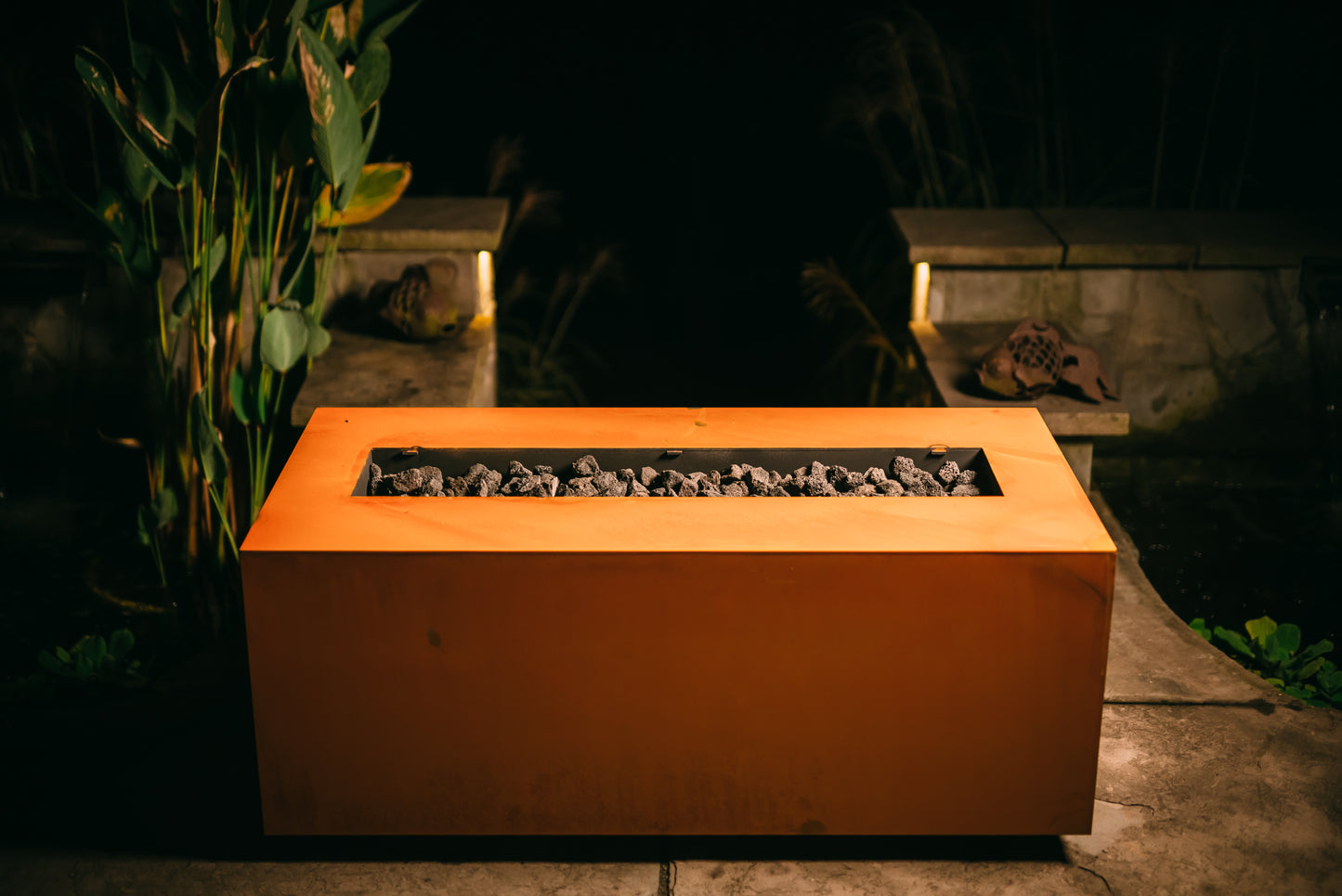 Linear - Metal Fire Pit