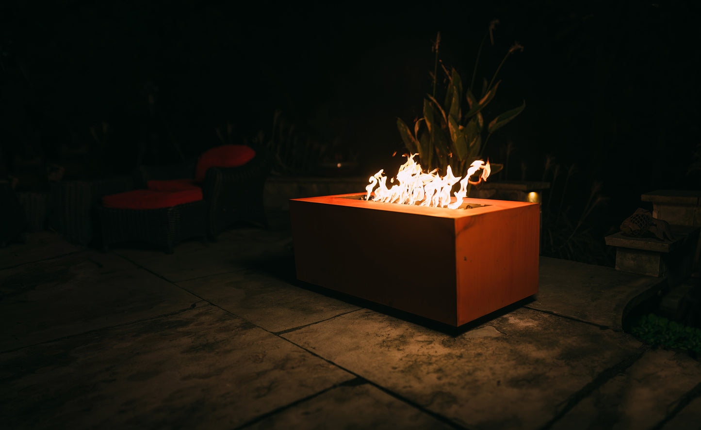 Linear - Metal Fire Pit