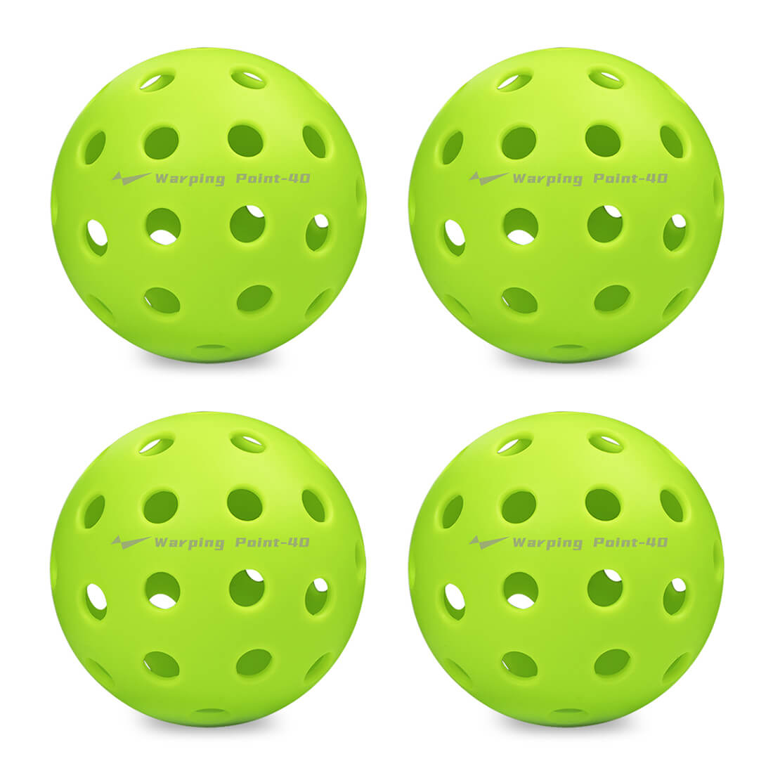 PRACTICE PICKLEBALLS - OUTDOOR - 4 PACK