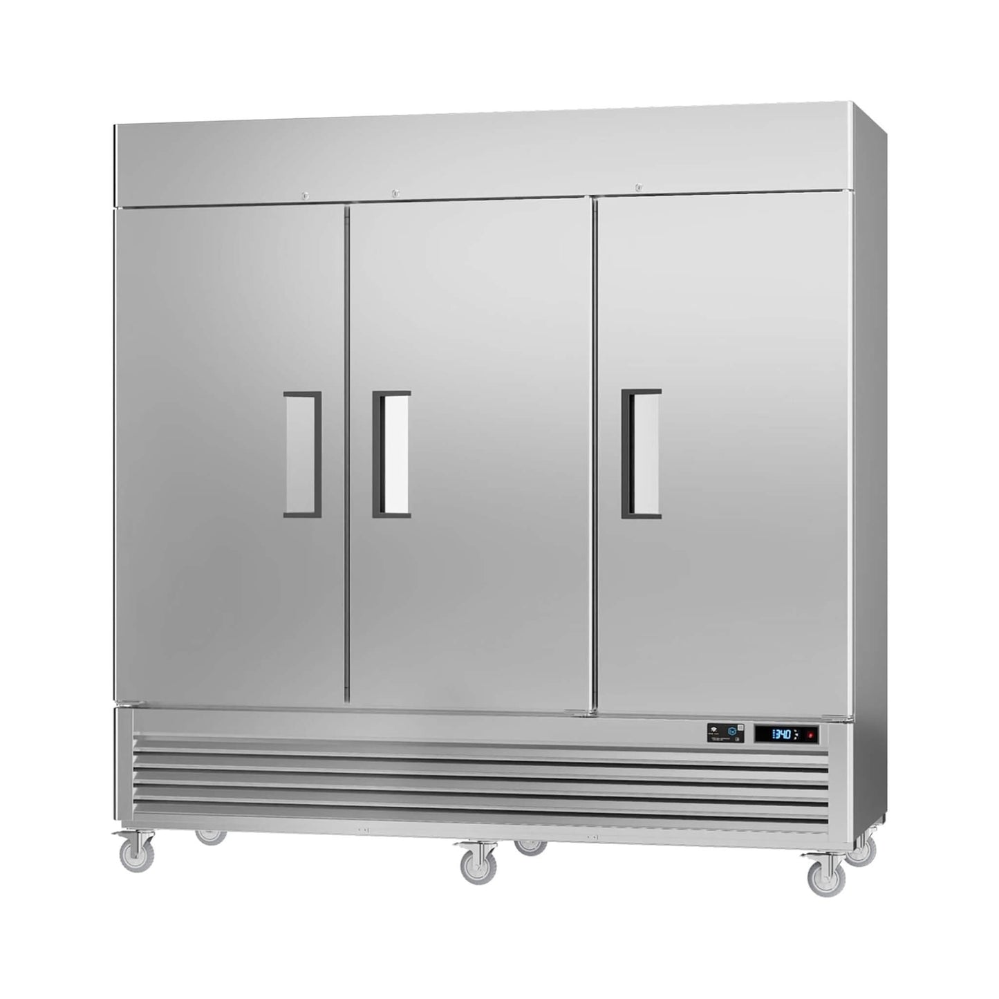 82-Inch Commercial 72 Cu.Ft 3-Door WiFi Refrigerator with Smart App Control