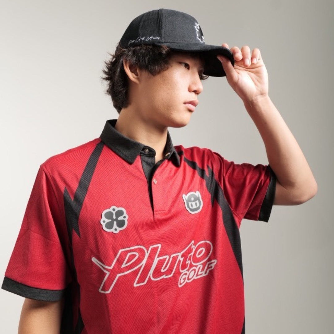 TEAM PLUTO POLO | CRIMSON