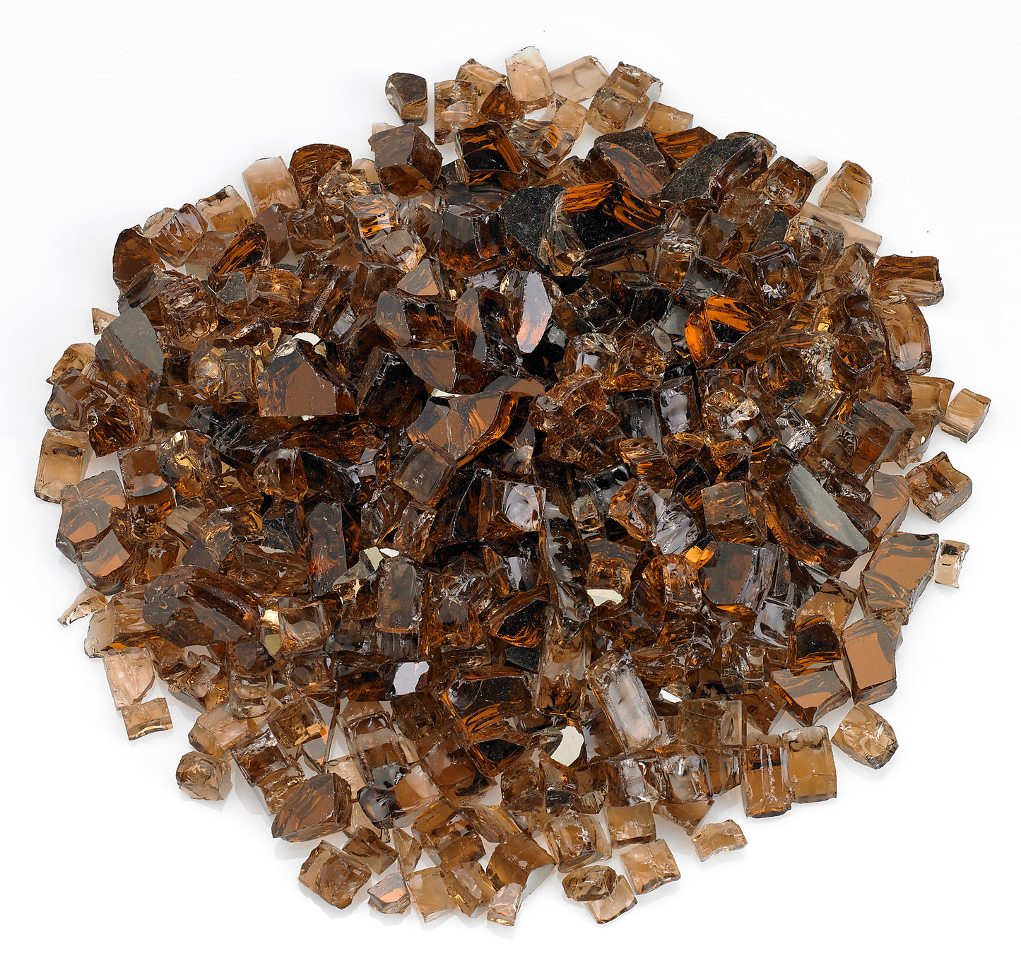 1/2" Reflective Fire Glass - 10lbs (Jar)
