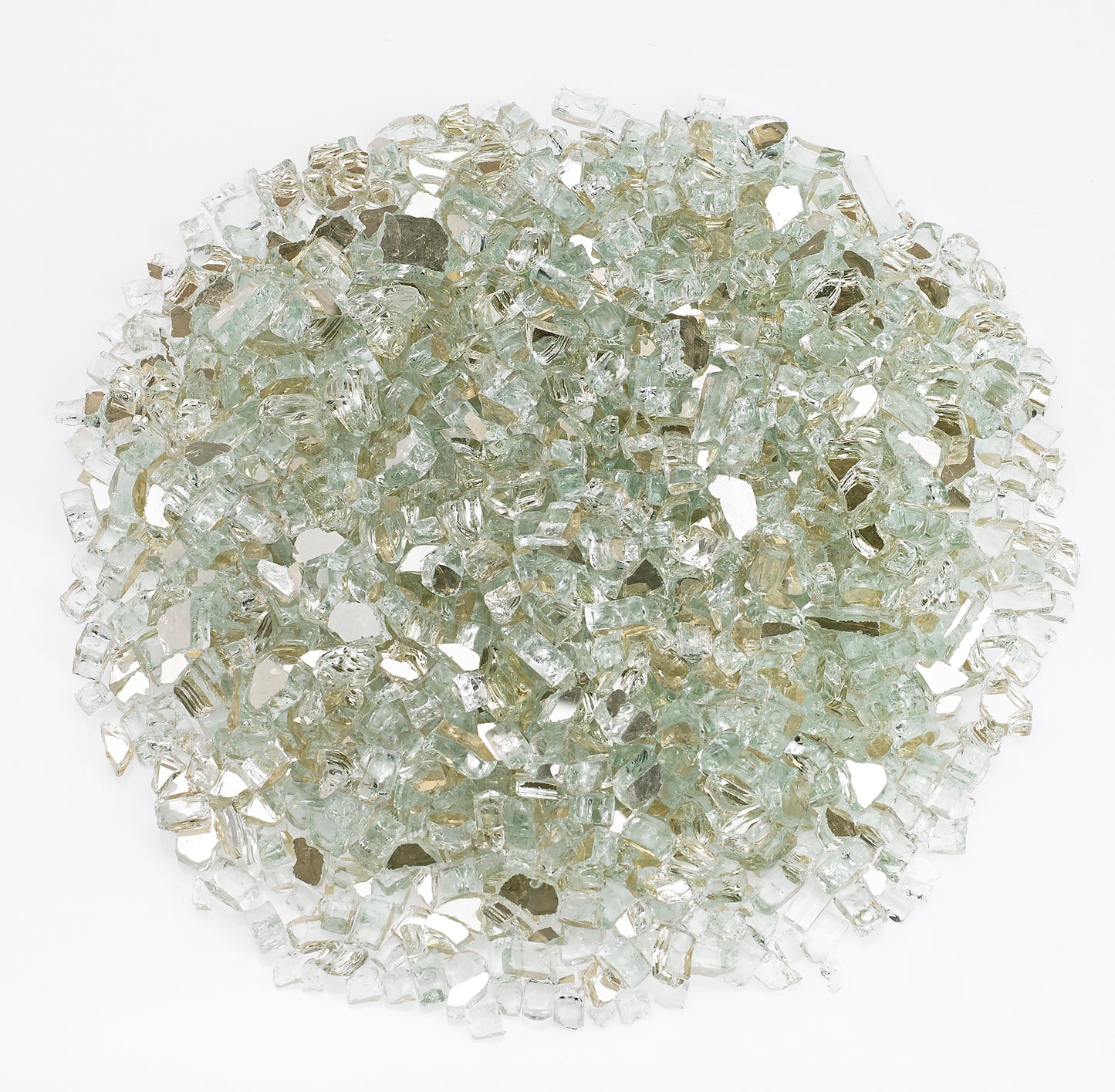 1/4" Reflective Fire Glass - 10lbs (Jar)