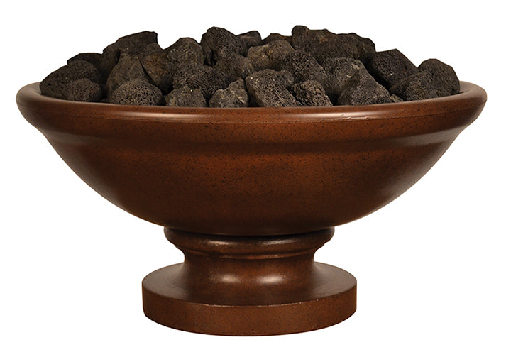 Banded Rim Bowl with Pedestal