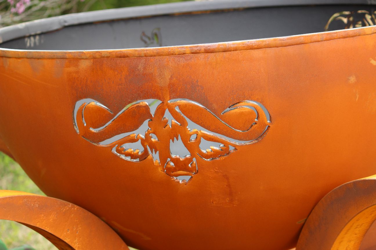 Africa's Big Five - Metal Fire Pit