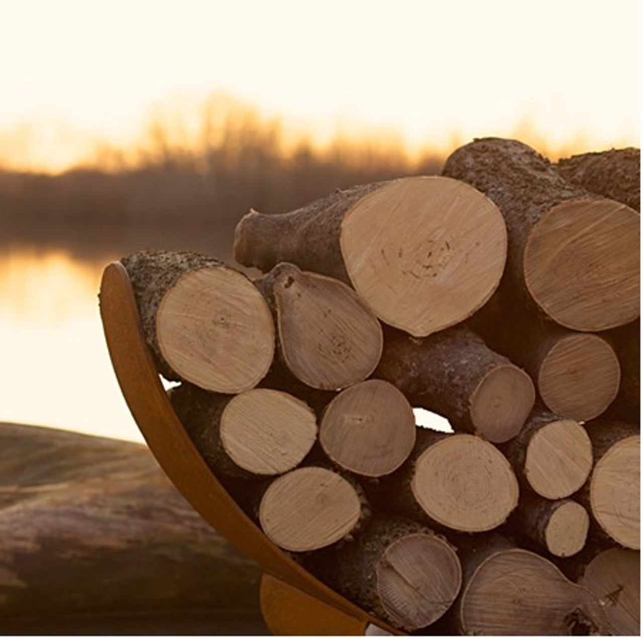 Crescent Log Rack