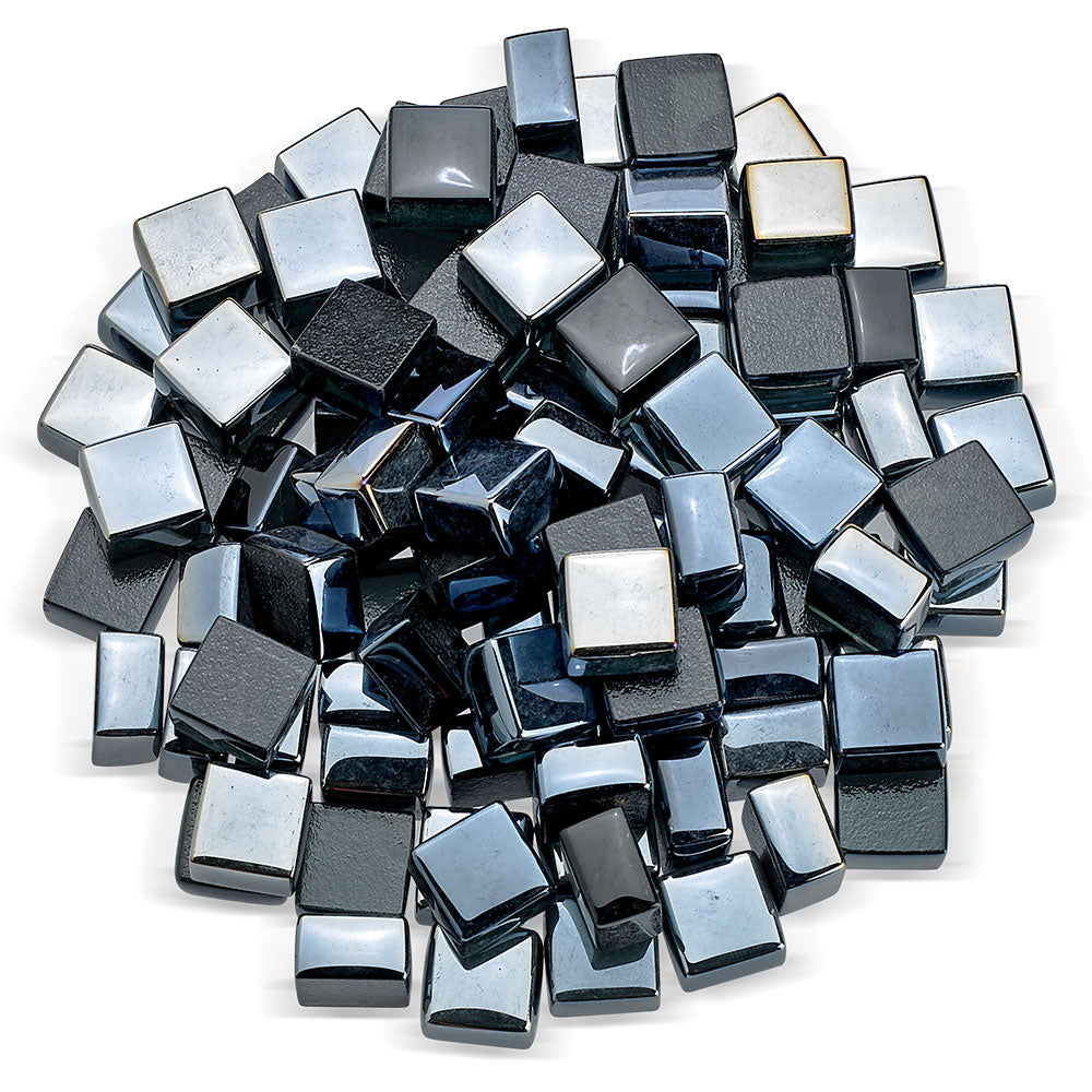 1/2" Fire Glass 2.0 Cubes - 10lbs