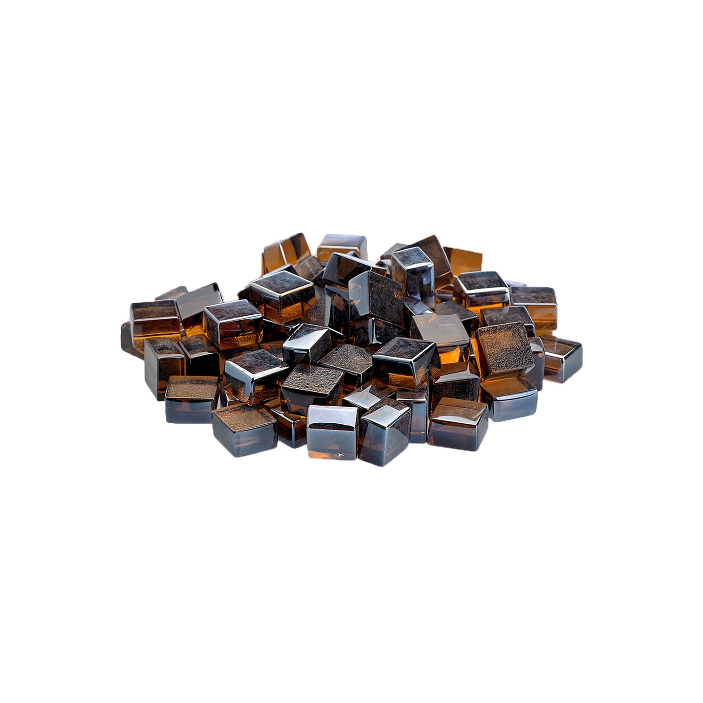 1/2" Fire Glass Cubes