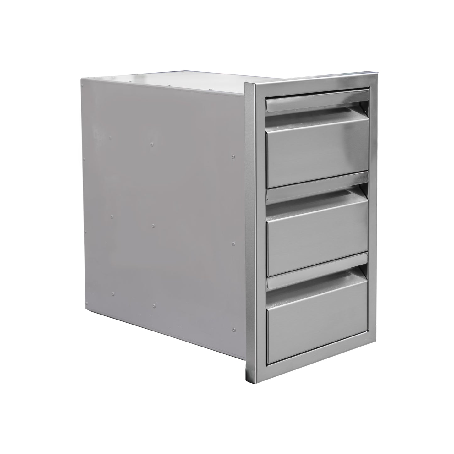 Videl Grill BBQ Stainless Steel Triple Access Drawer