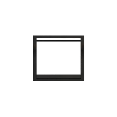 Black Reflection Fireplace Facade