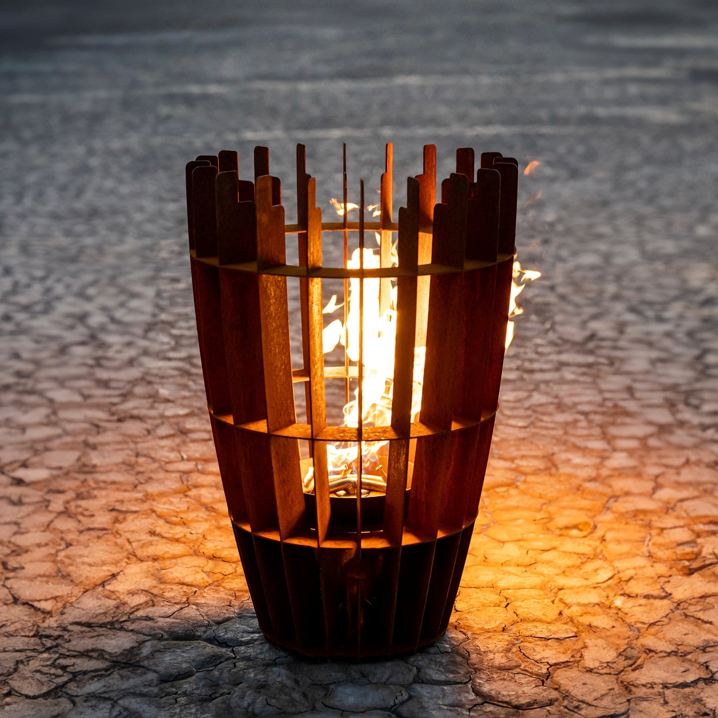The Horizon Corten Steel Fire Sculpure 24"