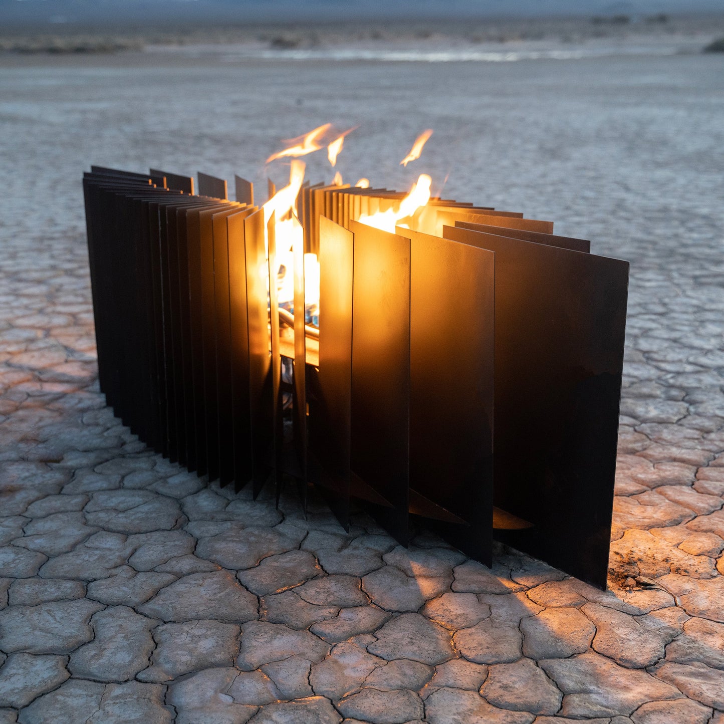 The Mobius Metal Fire Sculpture 60"