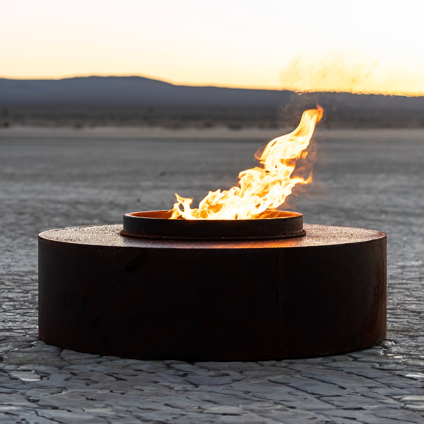 The Orbit Smokeless Corten Steel Fire Sculpure 42"