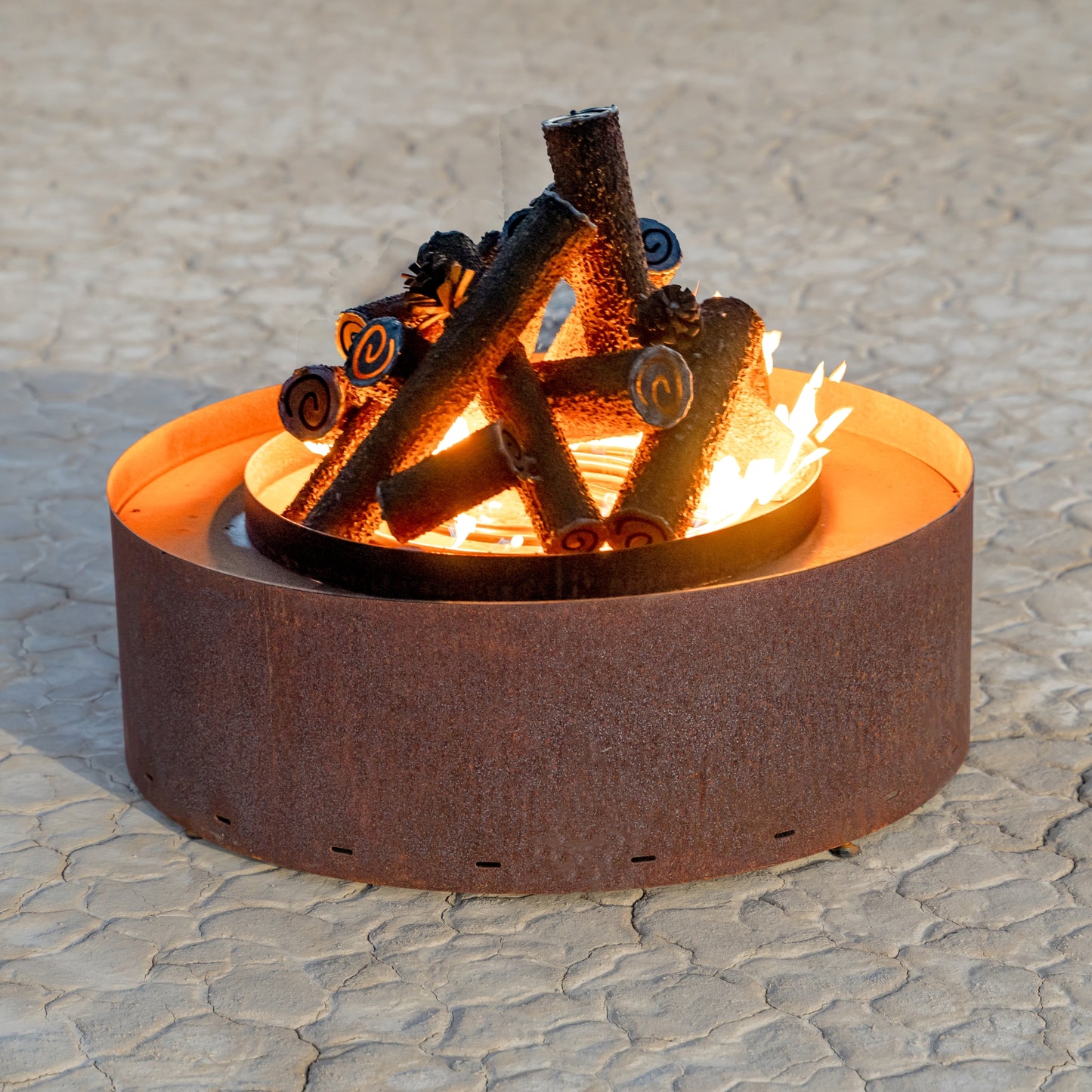 The Orion Corten Steel Fire Scuplture 36"