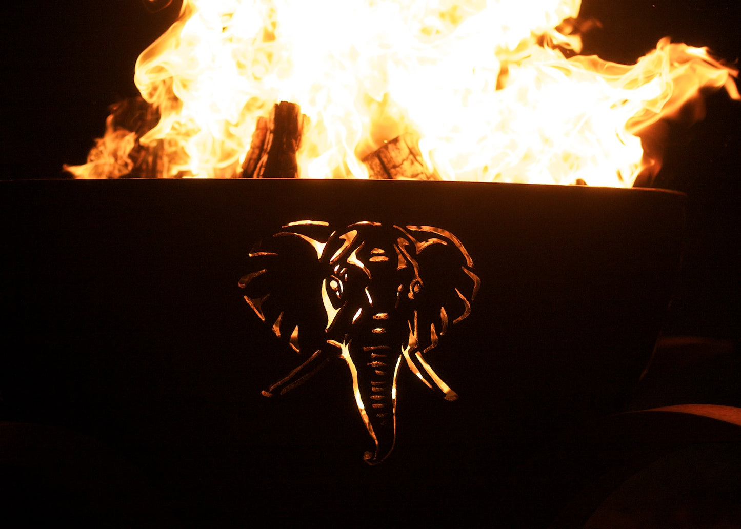 Africa's Big Five - Metal Fire Pit