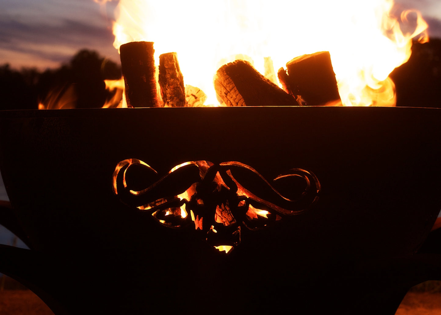 Africa's Big Five - Metal Fire Pit