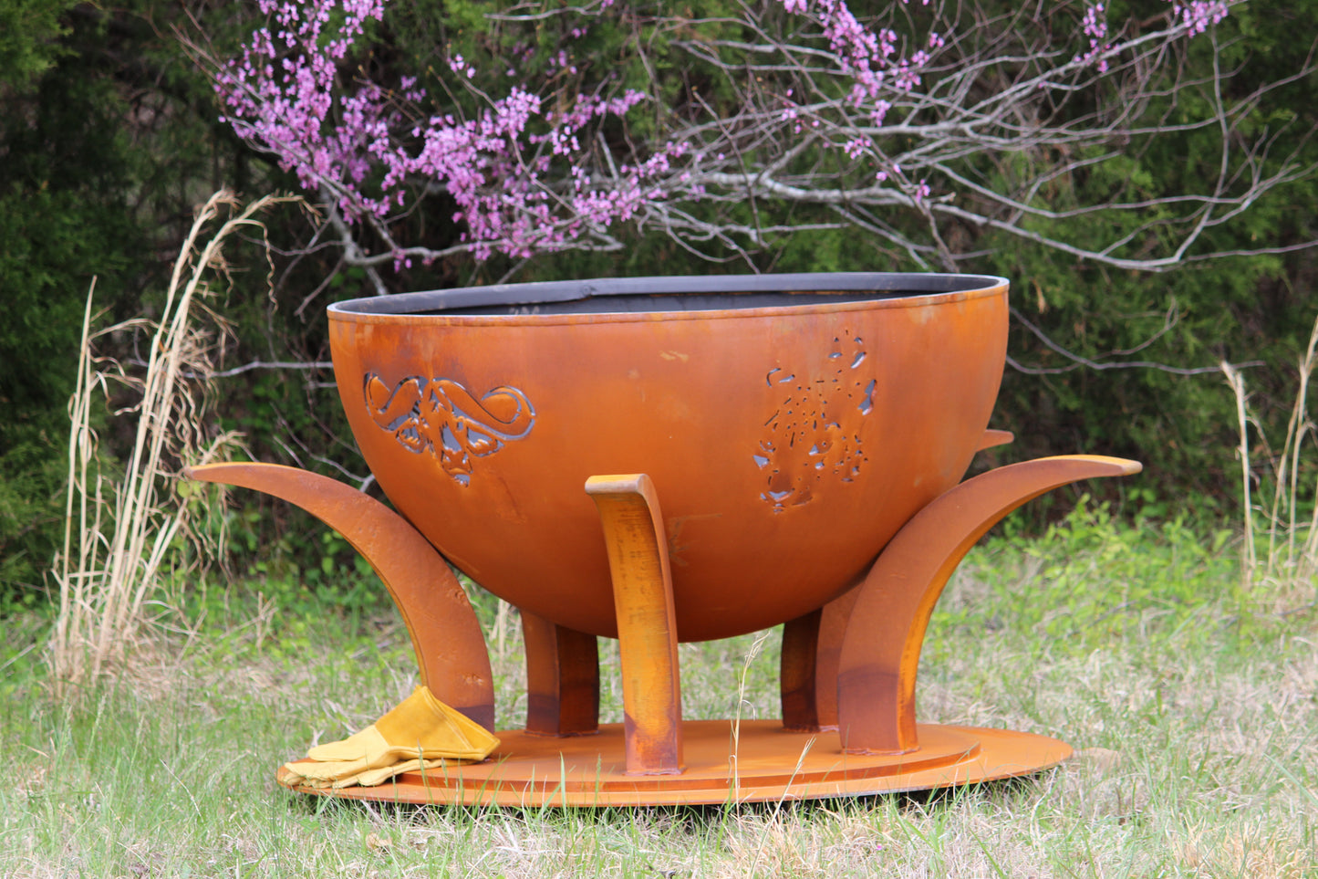 Africa's Big Five - Metal Fire Pit