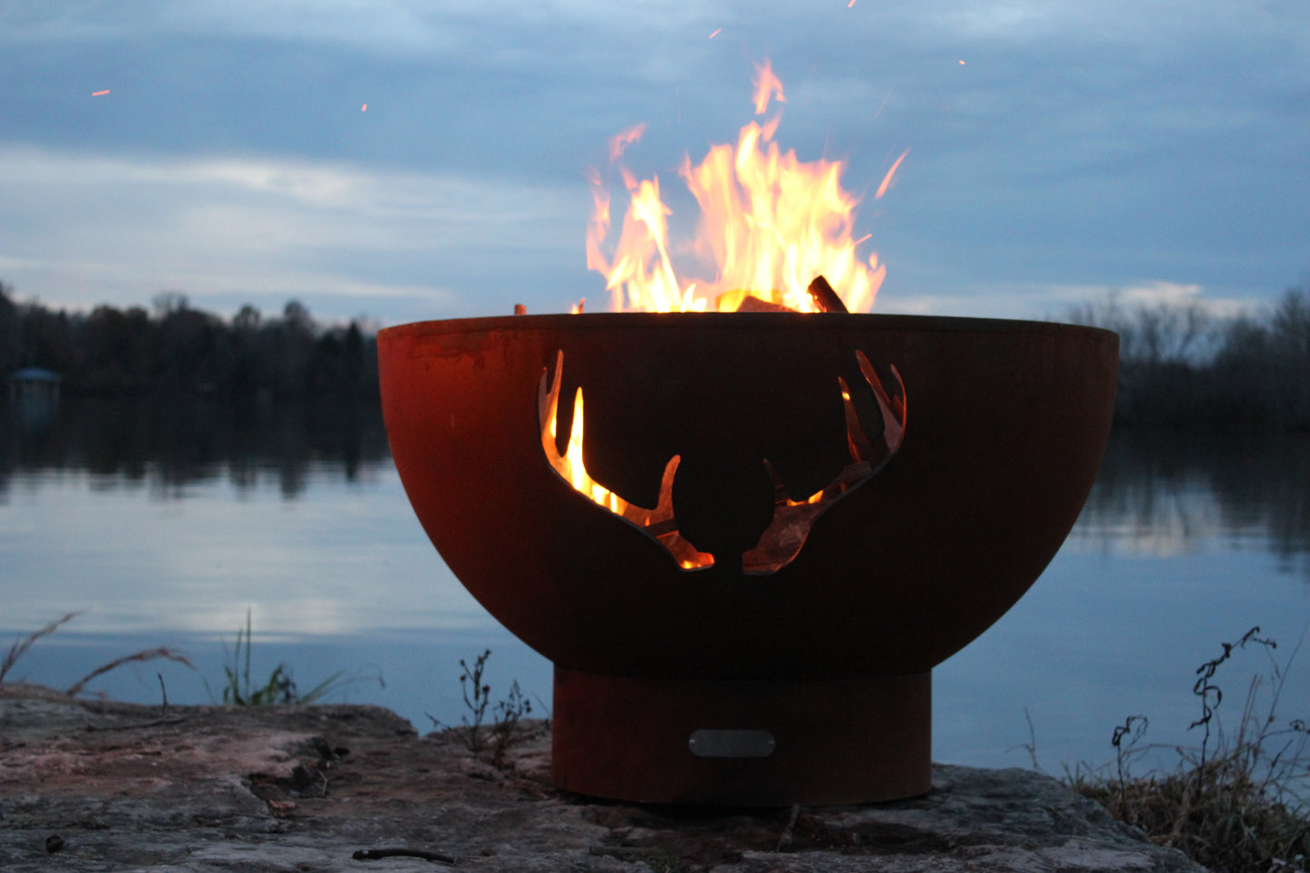 Antlers - Metal Fire Pit