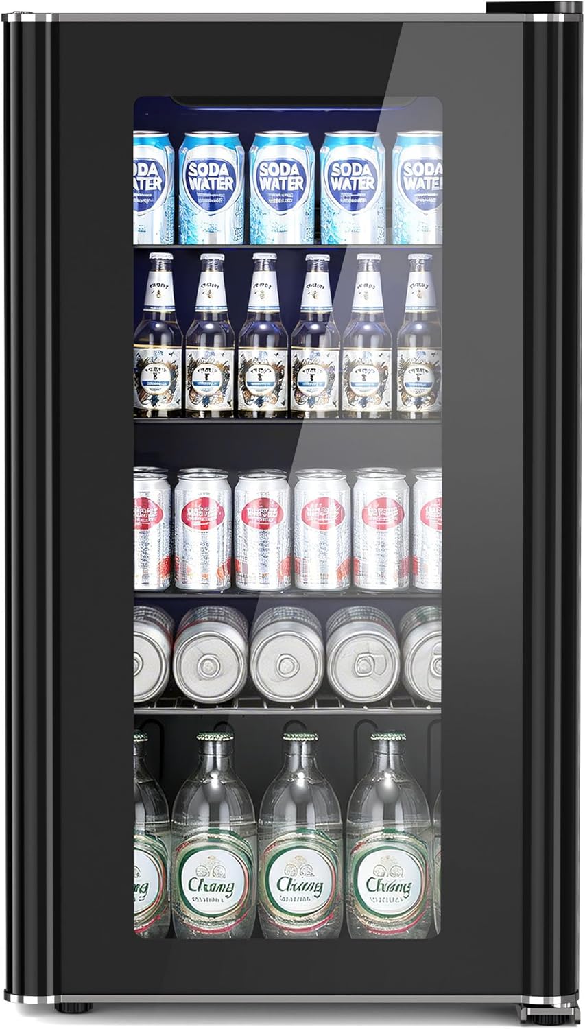 3.2 CU. FT. Wine Cooler Mini Fridge Refrigerator W5899H