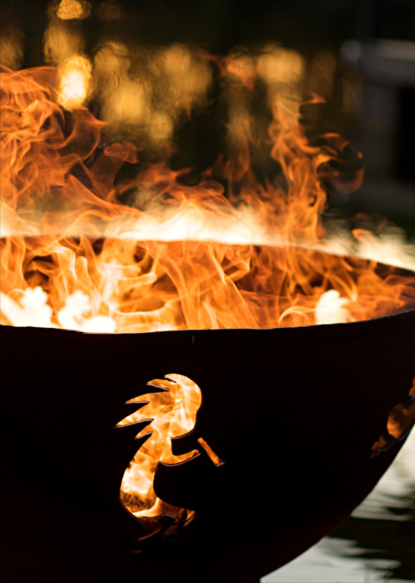 Kokopelli - Metal Fire Pit