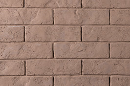 Blended Brown Stacked Ceramic Fireplace Liner Kit