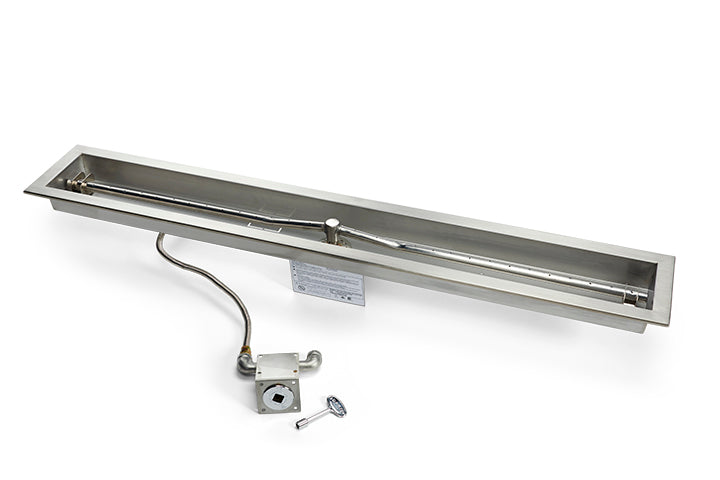 Trough Flat Uncertified Match Lit Kits - Fire Pit Kits and DIY Units