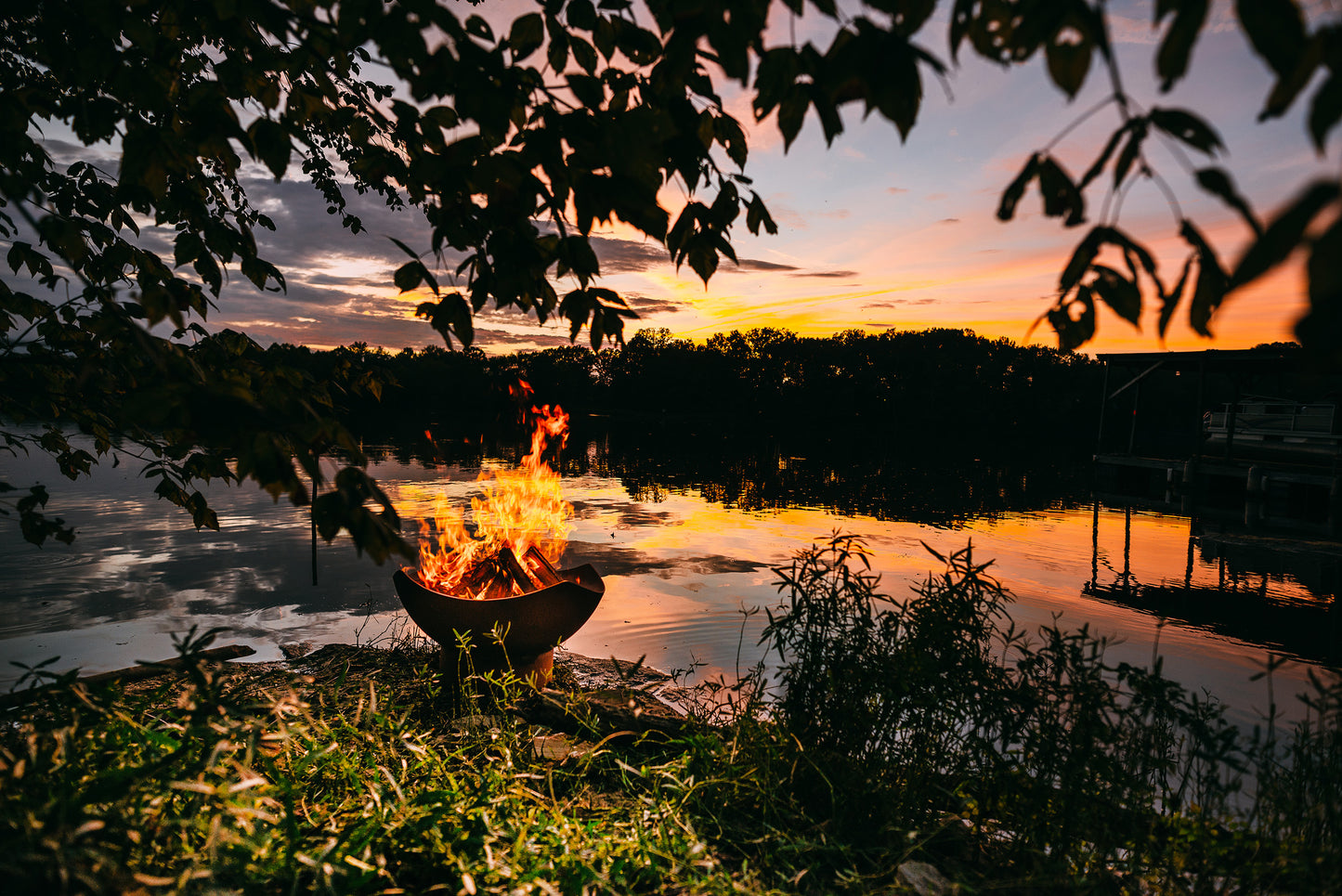 Manta Ray - Metal Fire Pit