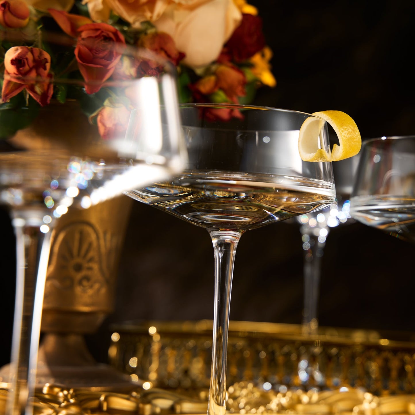 Spritz Martini Cocktail Glassware, Set of 4