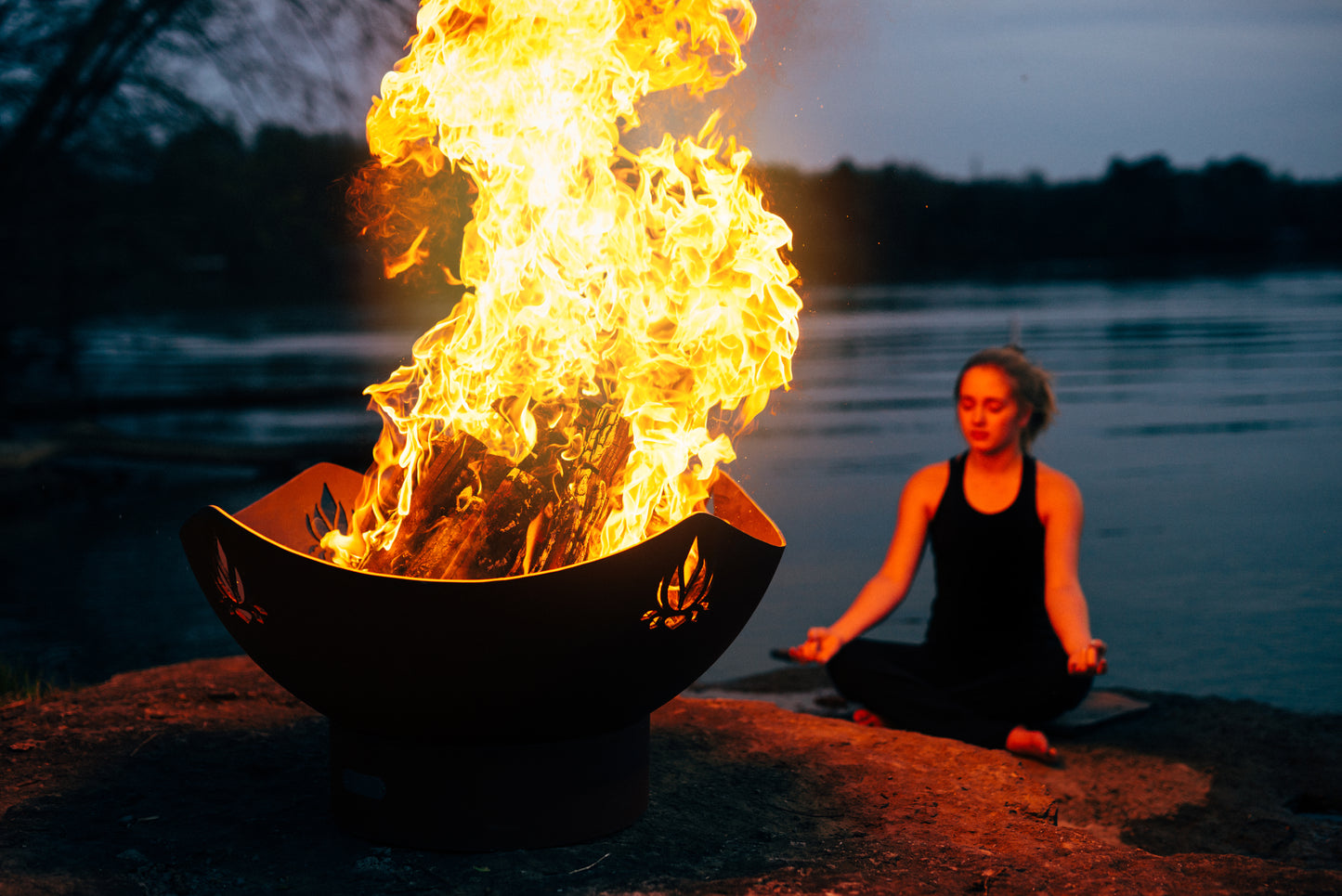 Namaste - Metal Fire Pit