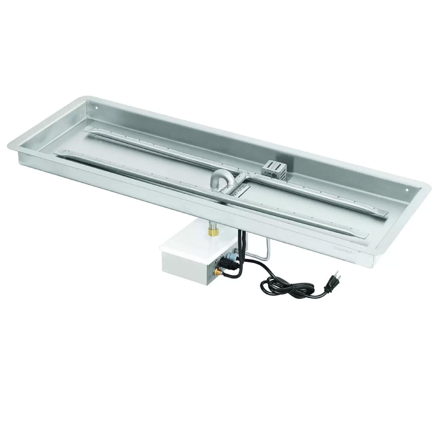Rectangular Drop In Pan and H Stainless Steel Burner