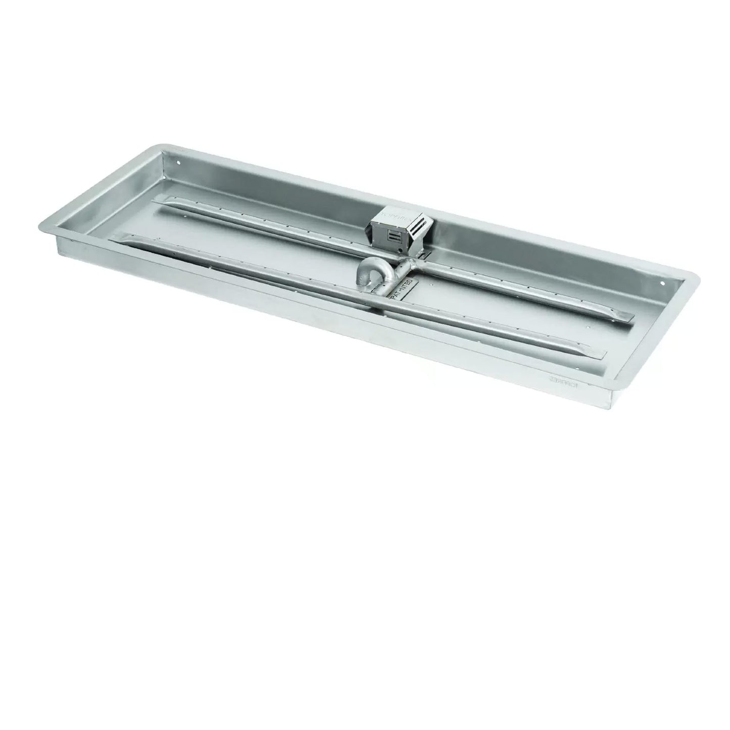 Rectangular Drop In Pan and H Stainless Steel Burner