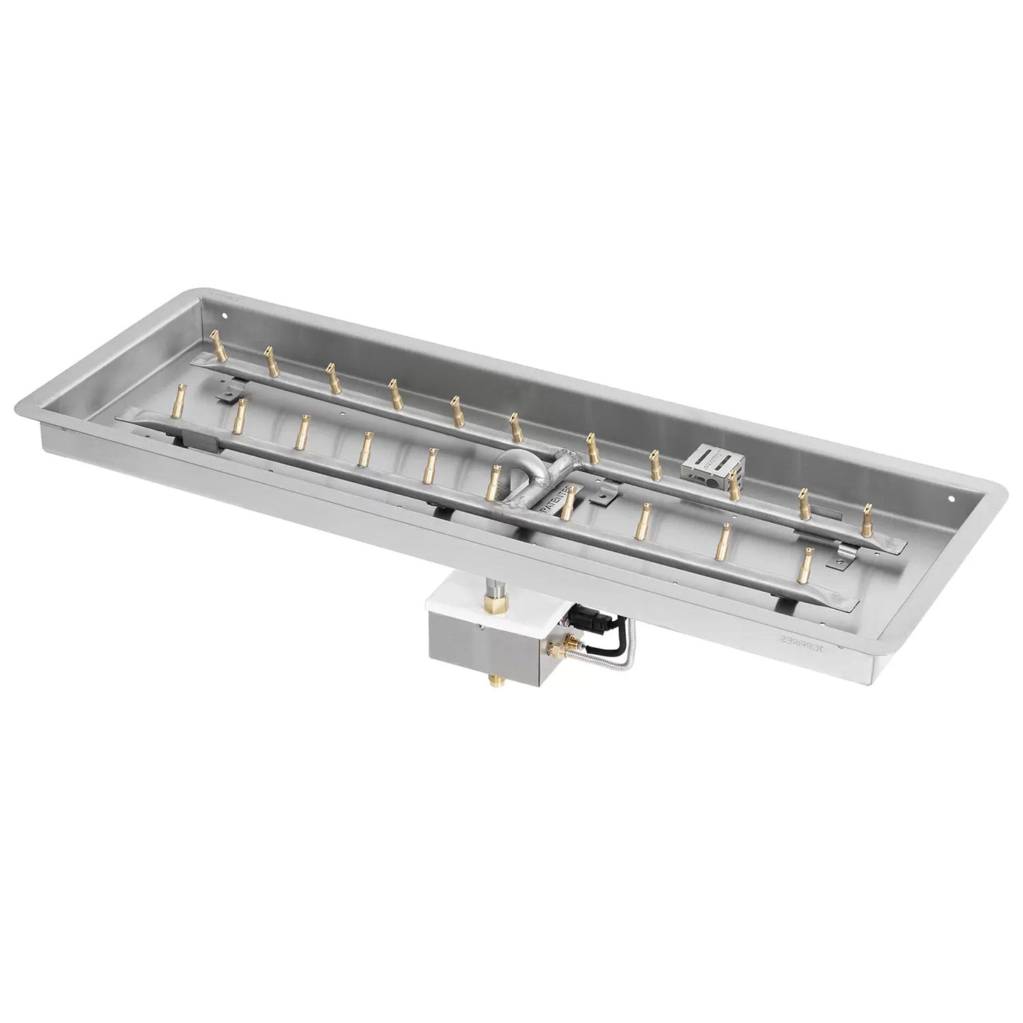 Rectangular Drop In Pan and Stainless Steel H Bullet Burner