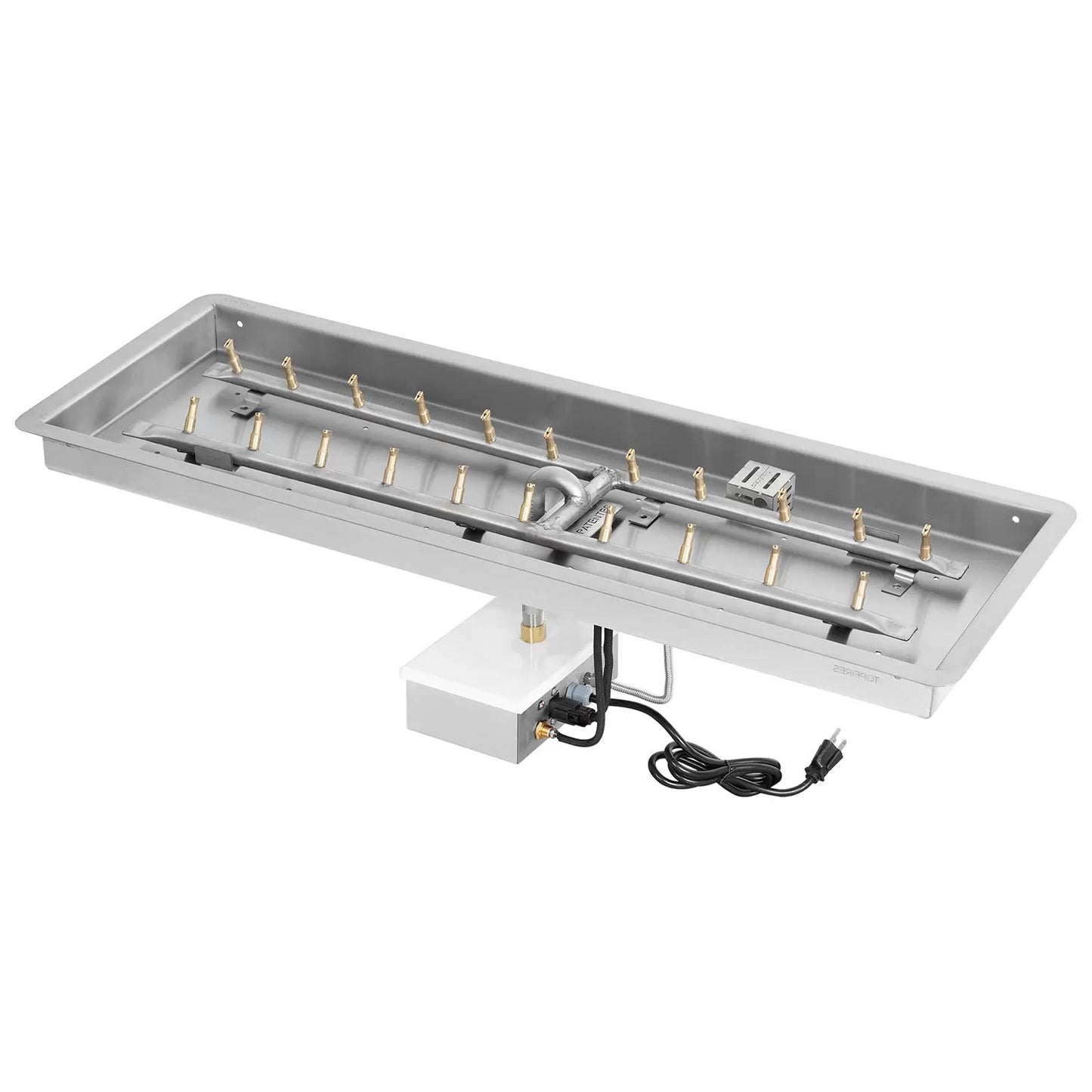 Rectangular Drop In Pan and Stainless Steel H Bullet Burner