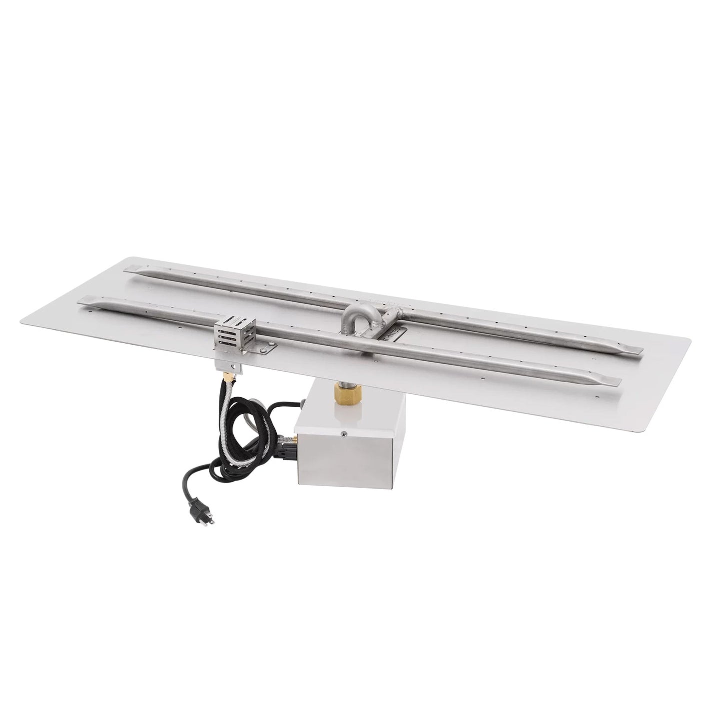 Rectangular Flat Pan and H Stainless Steel Burner