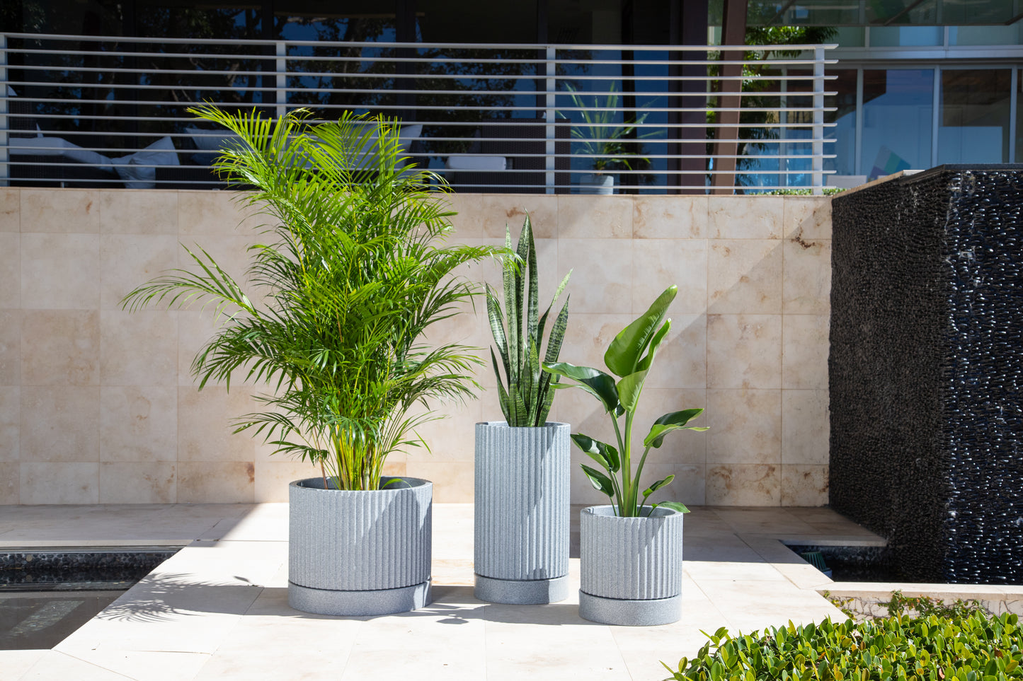 Ripple Tray for Wide Planter