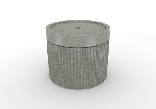 Ripple Wide Table with 2" Umbrella Hole Splash Series