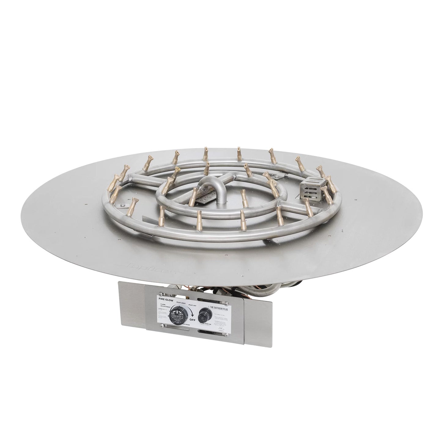 Round Flat Pan and Round Stainless Steel Bullet Burner