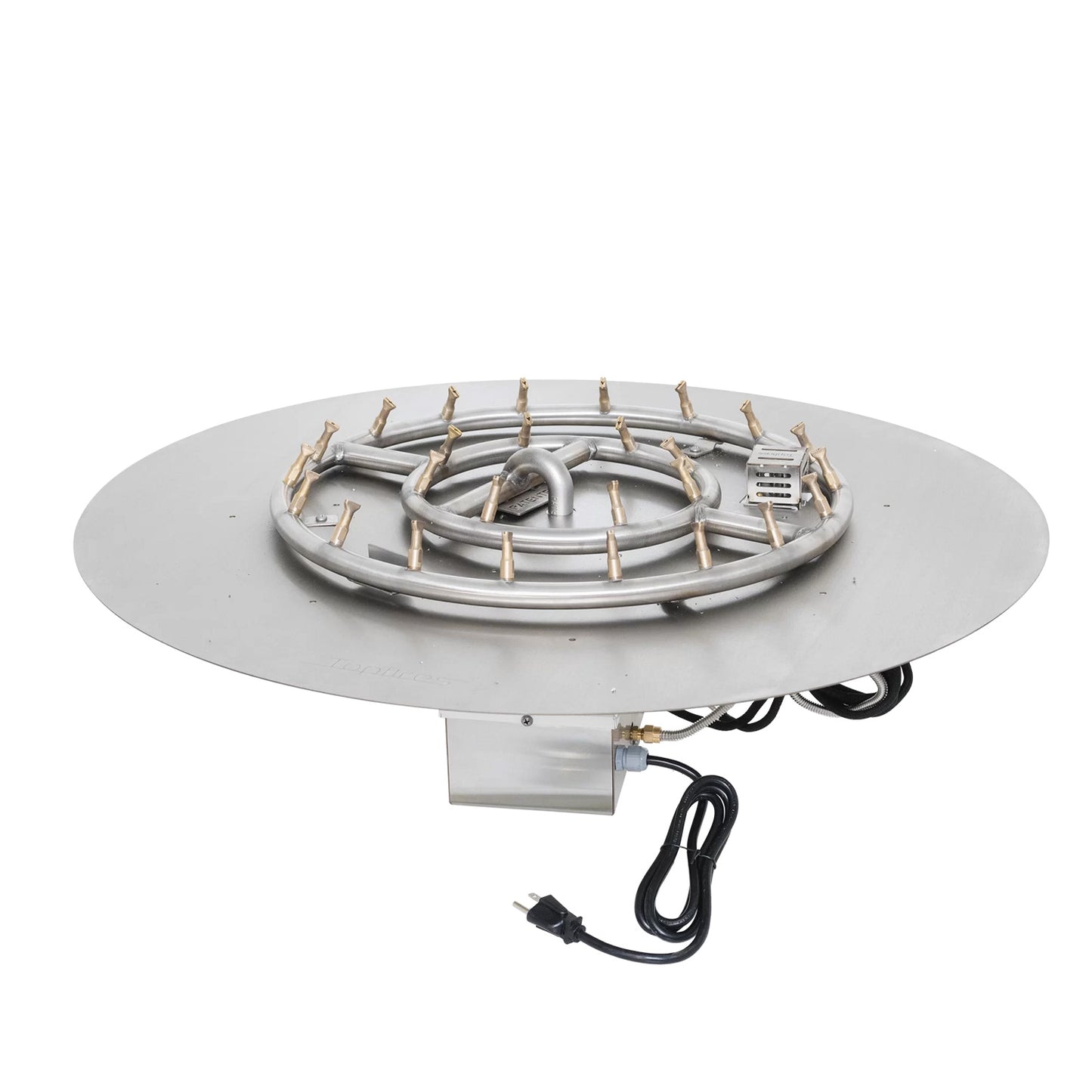 Round Flat Pan and Round Stainless Steel Bullet Burner