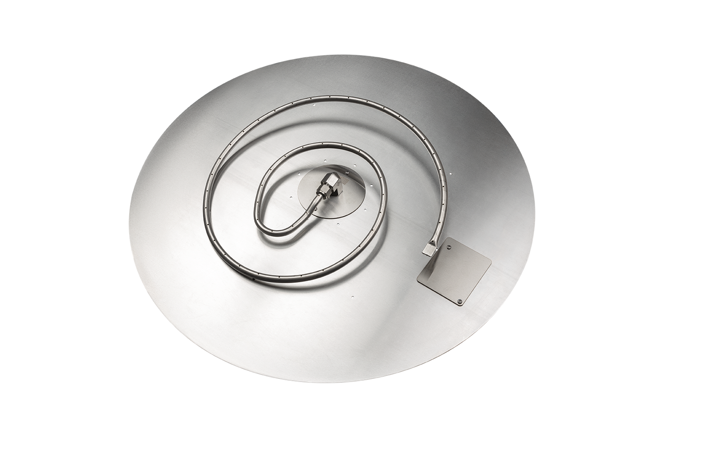 Round Flat Burner Pan